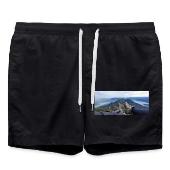 Assaut du sommet - Short de bain - noir - Devant - AI Model Male 185 light (185cm)