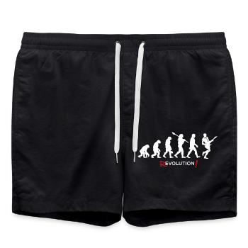 Revolution - Evolution Homme Fun Twist 3 - Short de bain - noir - Devant - AI Model Male 185 light (185cm)