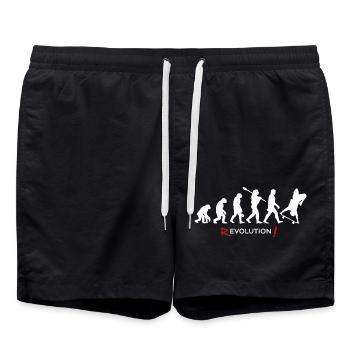 Revolution - Evolution Man Fun Twist 09 - Badeshorts - Schwarz - Vorne - AI Model Male 185 light (185cm)