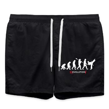 Revolution - Evolution Homme Fun Twist 16 - Short de bain - noir - Devant - AI Model Male 185 light (185cm)