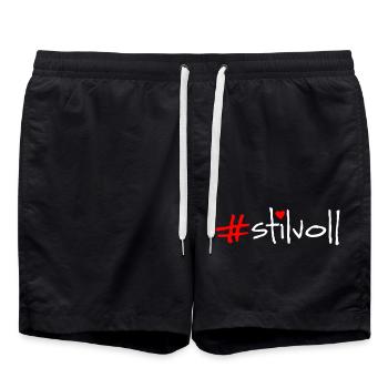 chic - Short de bain - noir - Devant - AI Model Male 185 light (185cm)