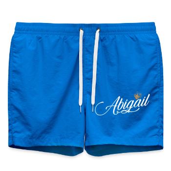 Abigail Nom personnalisé pour les femmes Enfants Tout-petits - - Short de bain - cobalt blue - Devant