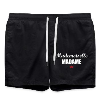Mademoiselle Madame - Swim Trunks - black - Front - AI Model Male 185 light (185cm)