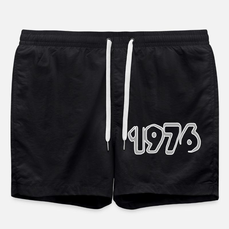 Year 1976 - Swim Trunks - black