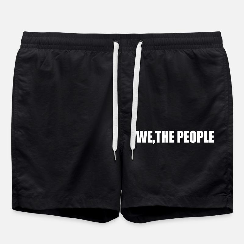we the people - Short de bain - noir