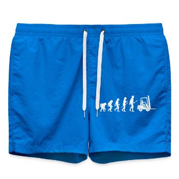 Forklift Evolution - Swim Trunks - cobalt blue - Front