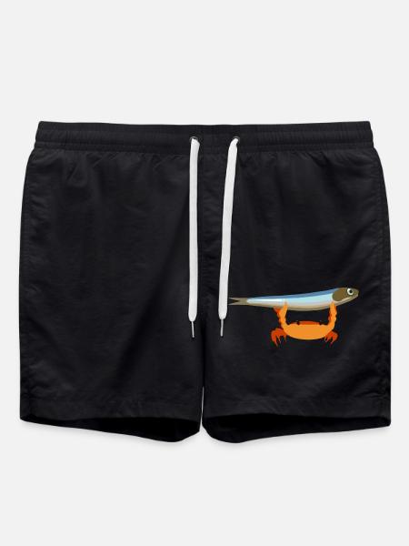Proud Crab - Swim Trunks - black