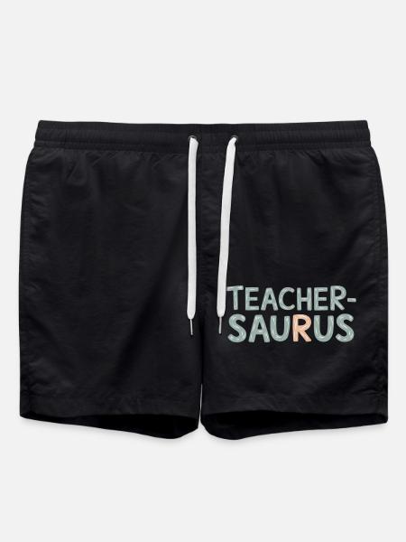 Teacher-saurus 9 - Badeshorts - Schwarz