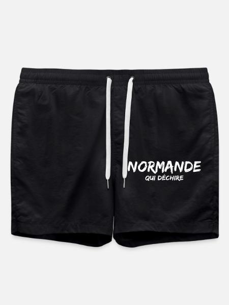 Normande humour - Short de bain - noir
