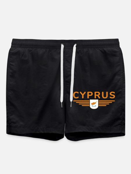 Cyprus Design – Island of Diversity - Swim Trunks - black