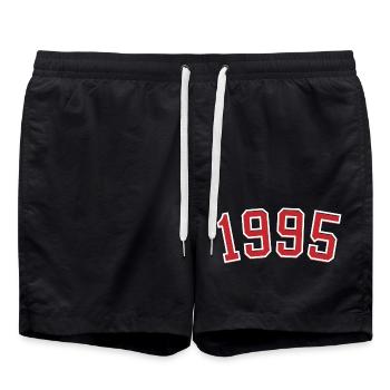 Year of birth sport 1995 - Swim Trunks - black - Front - AI Model Male 185 light (185cm)