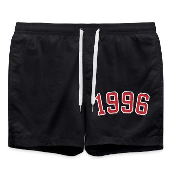 Year of birth sport 1996 - Swim Trunks - black - Front - AI Model Male 185 light (185cm)