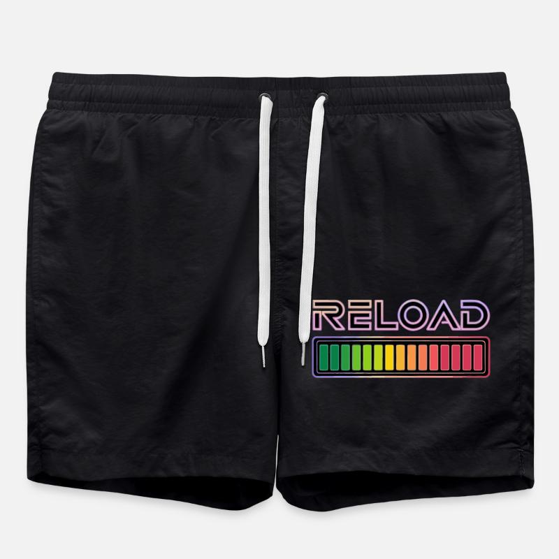 NACHLADEN - Badeshorts - Schwarz
