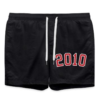 Année de naissance sport 2010 - Short de bain - noir - Devant - AI Model Male 185 light (185cm)
