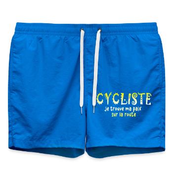 Bicycle bicycles bicycle bicycle bike biker mtb 4 - Swim Trunks - cobalt blue - Front