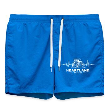 Tracteur Agriculteur Heartbeat Farmer - Short de bain - cobalt blue - Devant