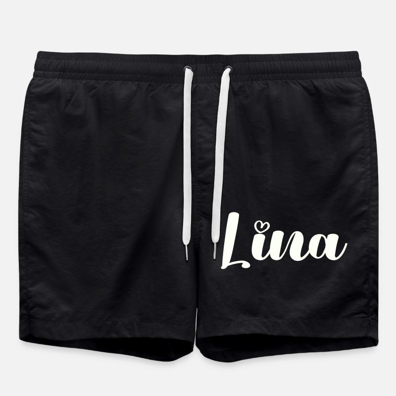 Lina Name - Swim Trunks - black