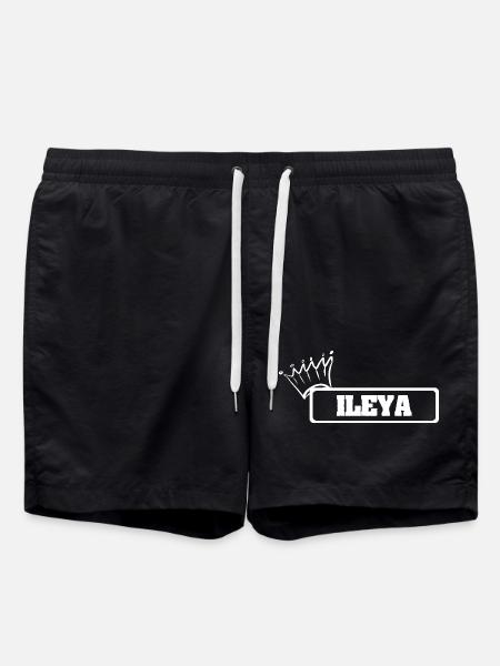 Ileya as a crown - Swim Trunks - black