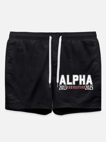 The Alpha Generation 2013-2025 - Swim Trunks - black