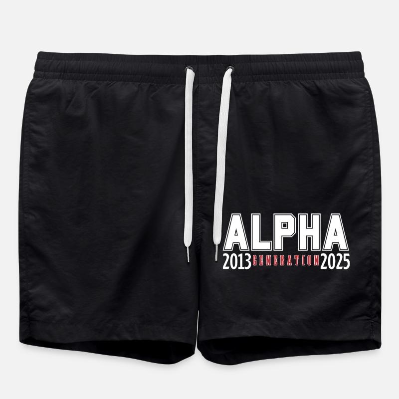 The Alpha Generation 2013-2025 - Swim Trunks - black
