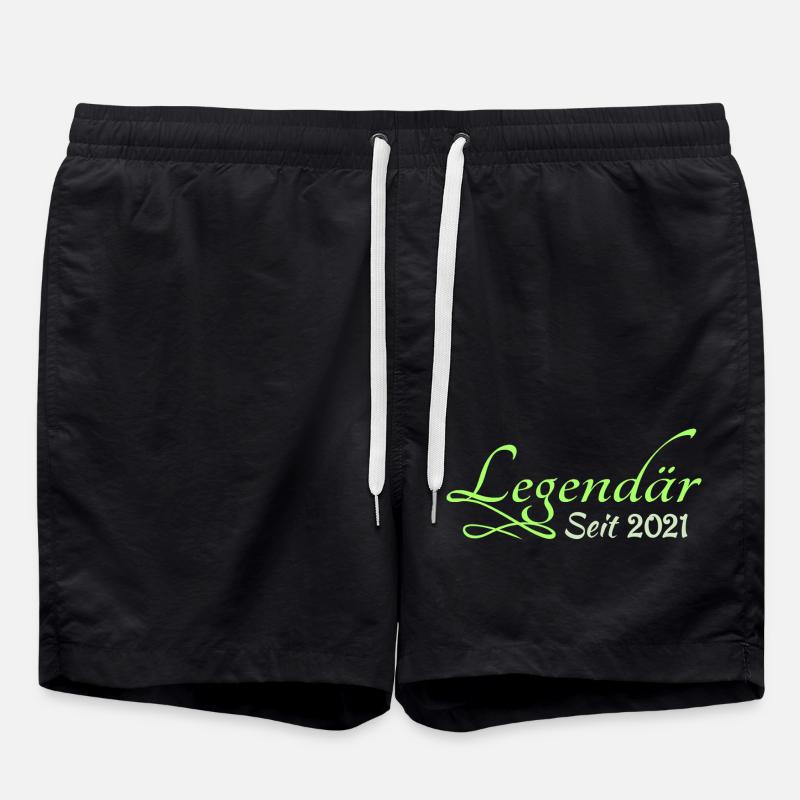 2021 - Badeshorts - Schwarz