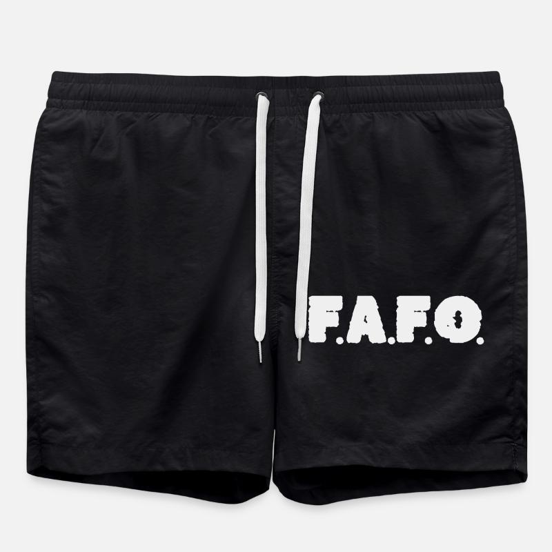 Fafo - Badeshorts - Schwarz