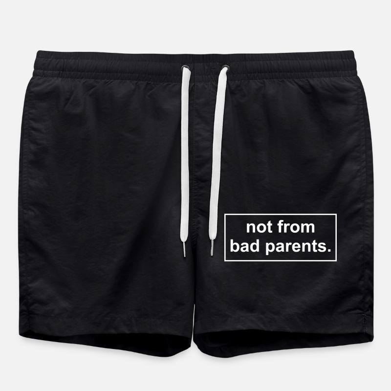 pas de mauvais parents - Short de bain - noir