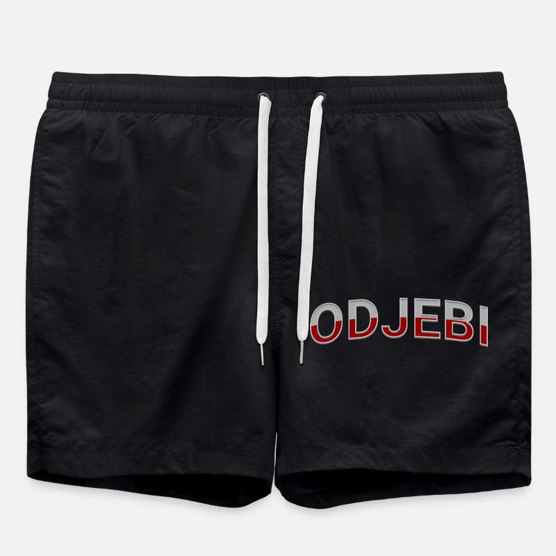 ODJEBI - Badeshorts - Schwarz