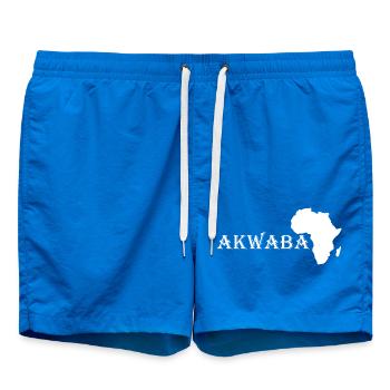 Akwaba, bienvenue chez nous - Short de bain - cobalt blue - Devant
