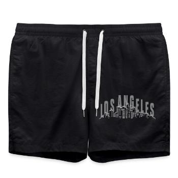 Horizon de Los Angeles - Short de bain - noir - Devant - AI Model Male 185 light (185cm)