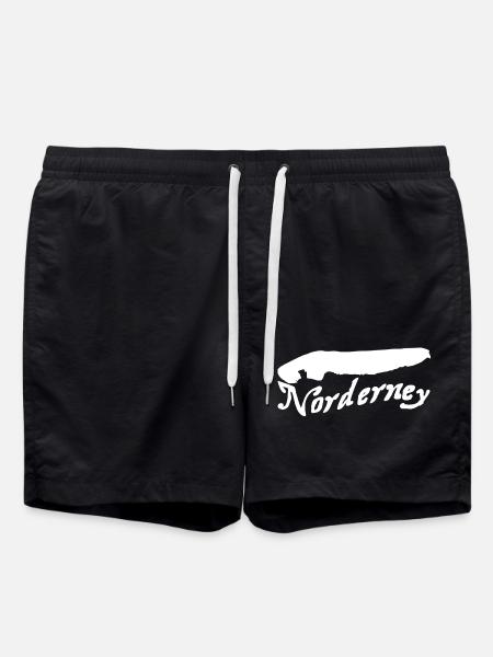 Norderney Tattoo - Swim Trunks - black