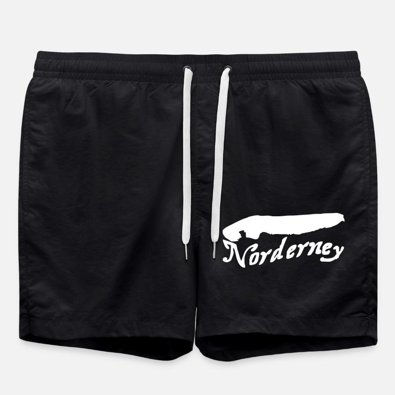 Norderney Tattoo - Badeshorts - Schwarz