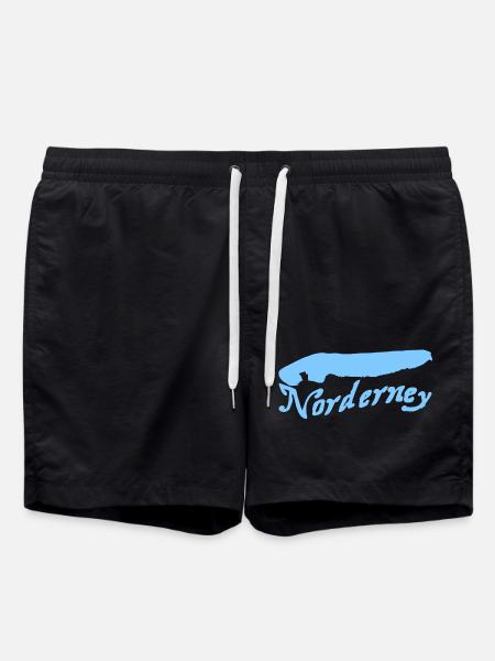 Norderney Tattoo - Swim Trunks - black