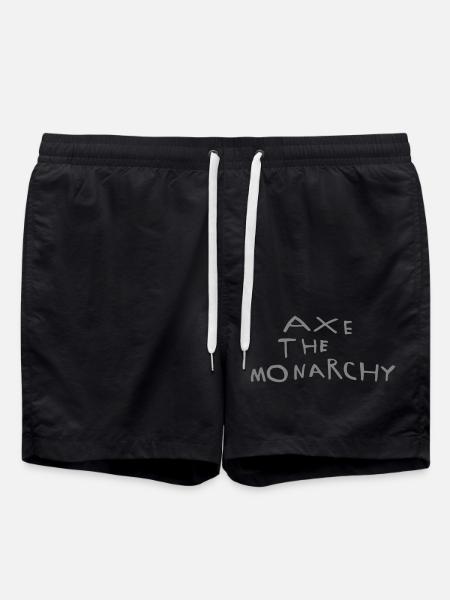 Axe the monarchy - Swim Trunks - black