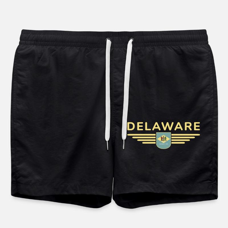 Delaware Fan T-Shirt – Coast & Charm - Short de bain - noir