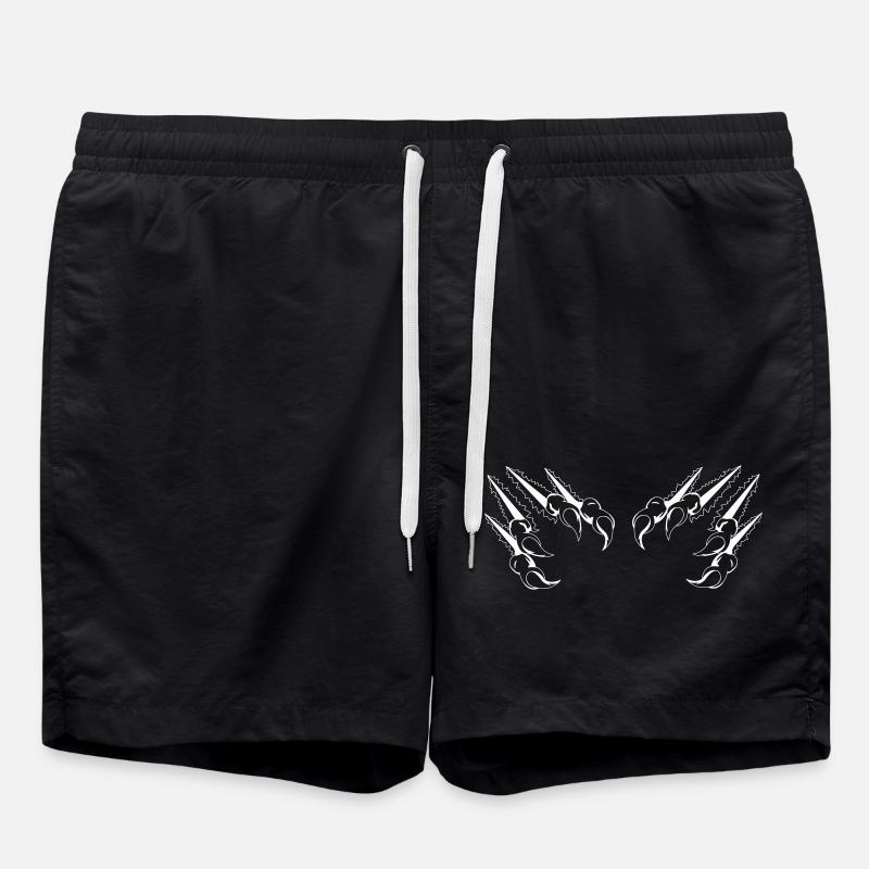 claws 02 - Swim Trunks - black