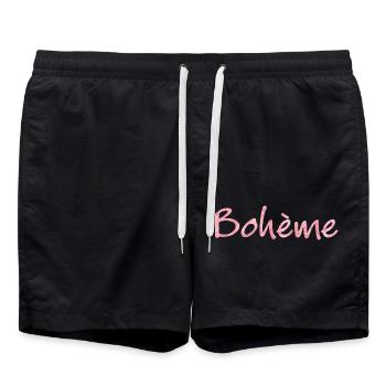 Bohème - Short de bain - noir - Devant - AI Model Male 185 light (185cm)