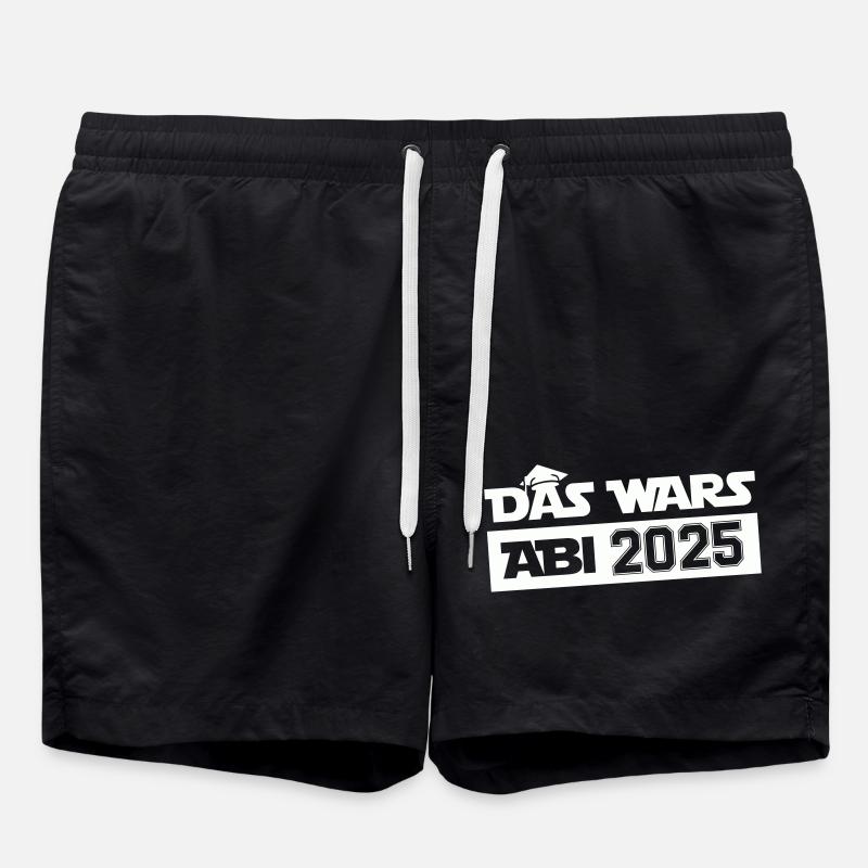 Abitur That's it 2025 - Swim Trunks - black