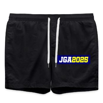 Jga 2025 - Badeshorts - Schwarz - Vorne - AI Model Male 185 light (185cm)