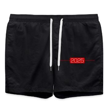 Ligne 2025 - Short de bain - noir - Devant - AI Model Male 185 light (185cm)
