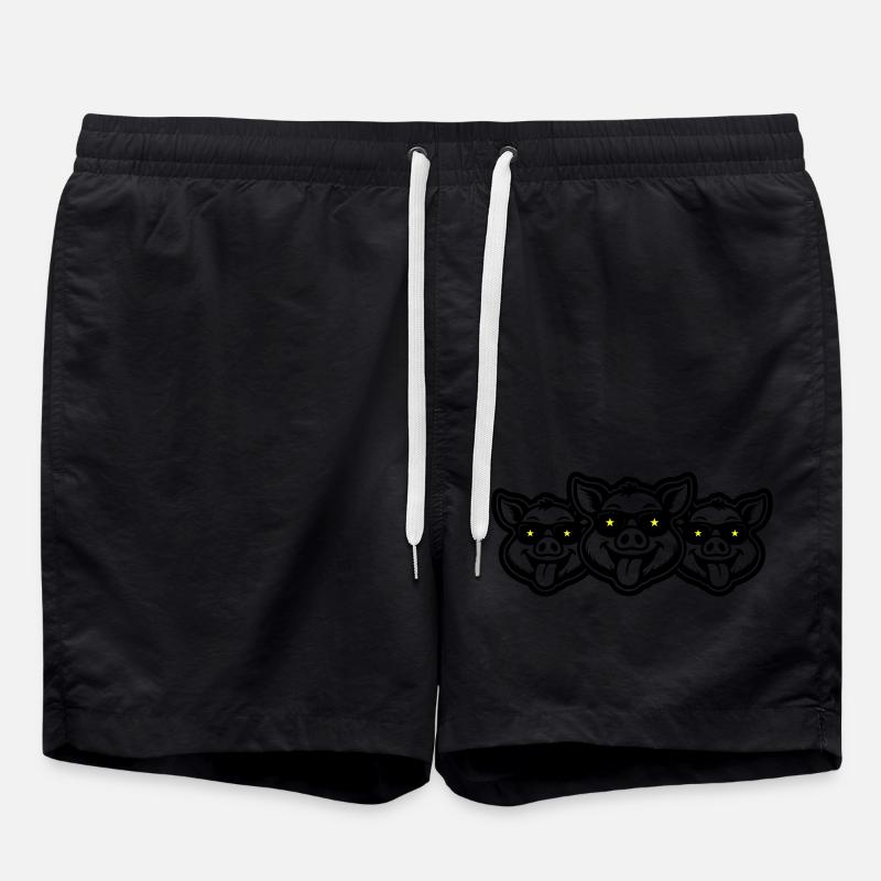 Cochons de truie de fête - Short de bain - noir