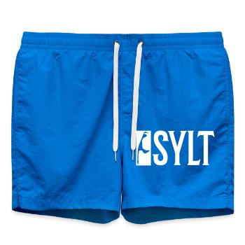 Sylt Island - Swim Trunks - cobalt blue - Front