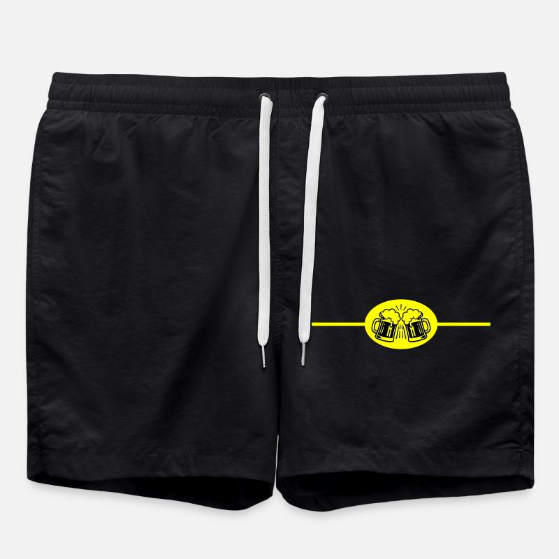 Bier Element - Badeshorts - Schwarz