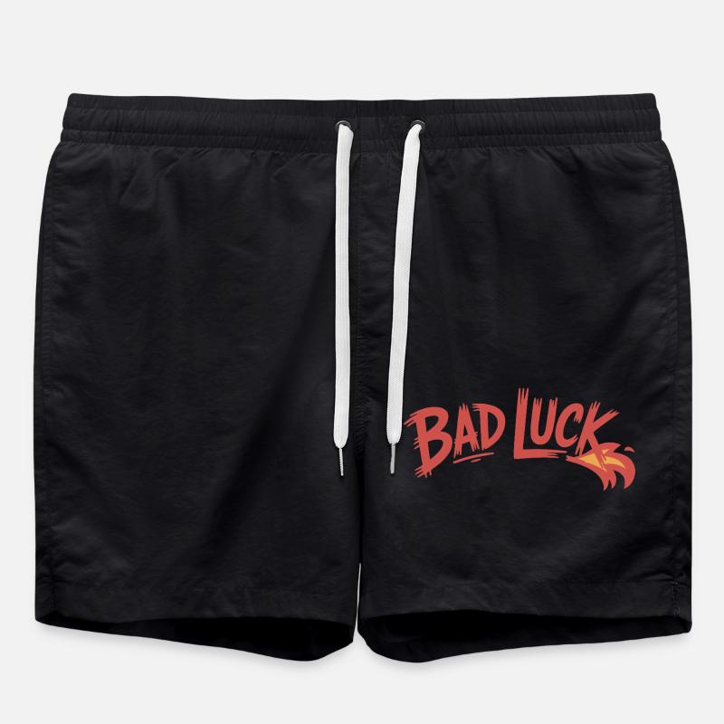 UNGLÜCK - Badeshorts - Schwarz