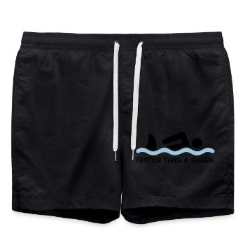 schwimmen - Badeshorts - Schwarz - Vorne - AI Model Male 185 light (185cm)