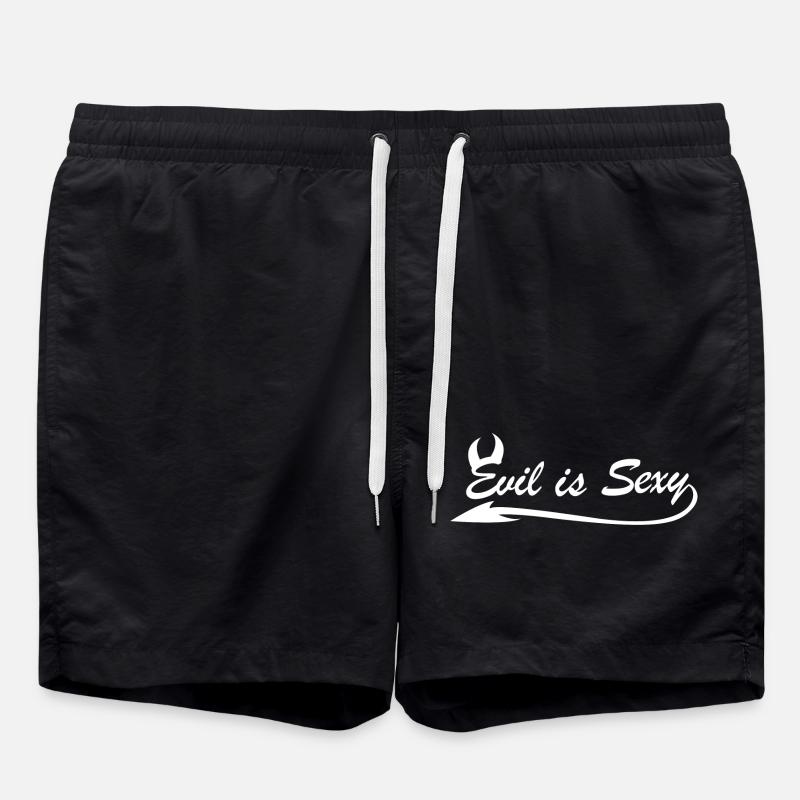 Le mal est sexy - Short de bain - noir