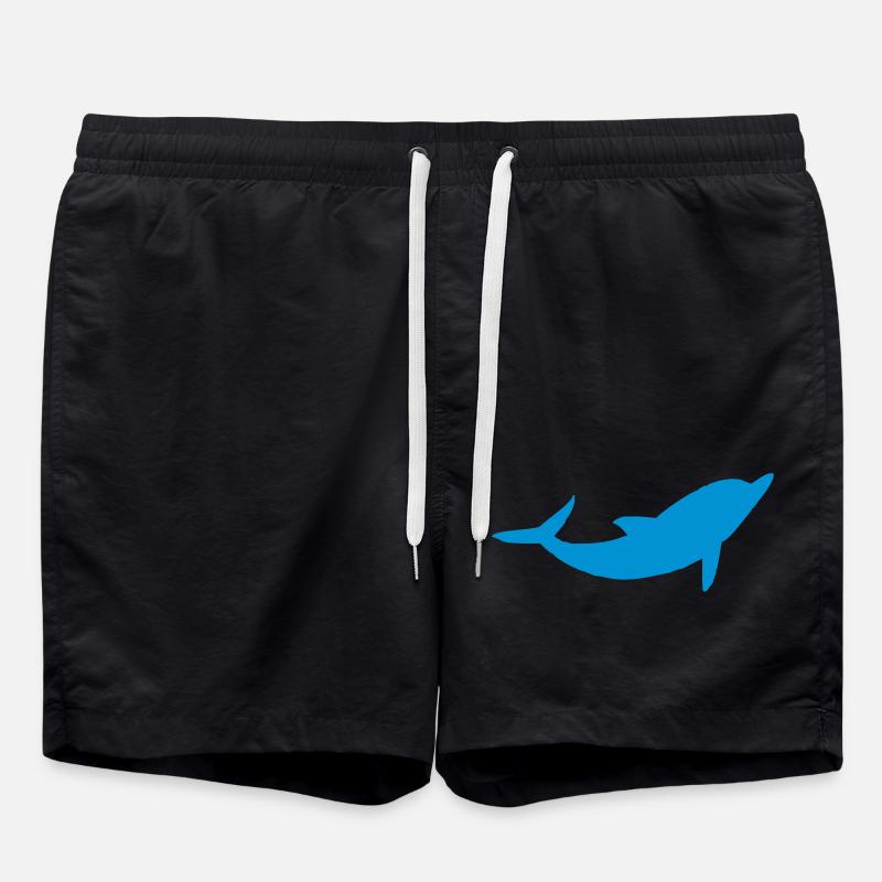 dolphin - Swim Trunks - black