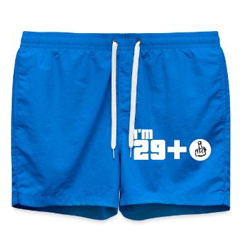 I'm 29 years plus Fuck You Gift - Swim Trunks - cobalt blue - Front