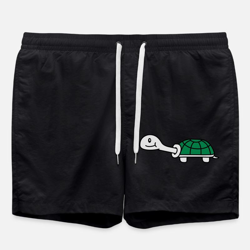Cute Turtle - Short de bain - noir