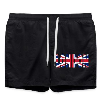 Londres - Short de bain - noir - Devant - AI Model Male 185 light (185cm)